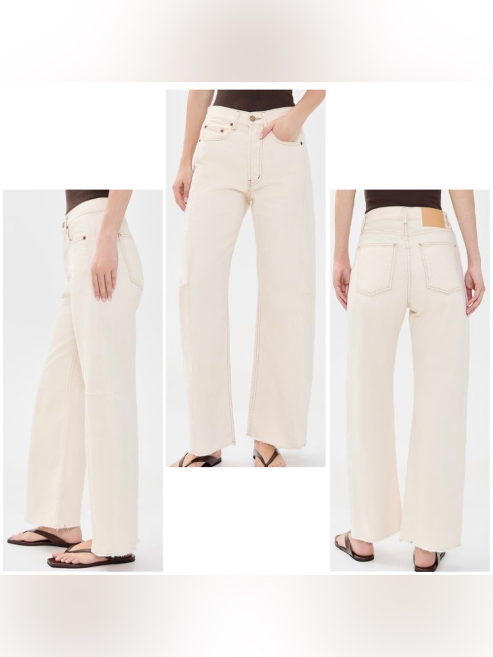 B Sides +
Slim Lasso Jeans-Hibiscus